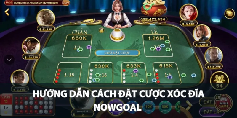 Hướng dẫn cách chơi xóc đĩa Nowgoal